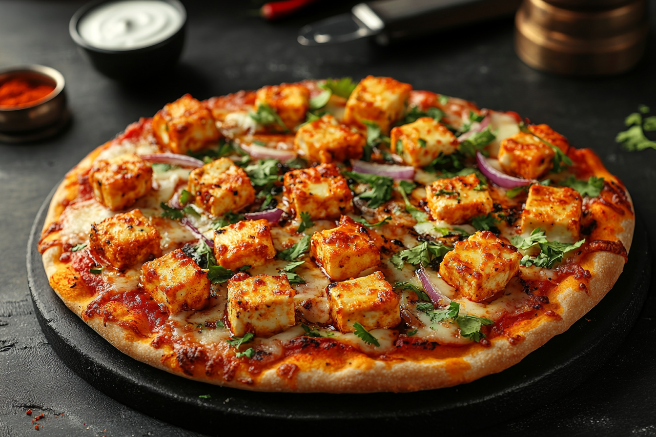 Paneer Tikka Pizza